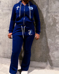 "BLUEBERRY" Women's Flared Jogger