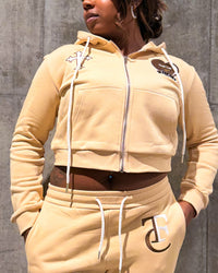 "VANILLA MOCHA" Women's Zip Up Hoodie