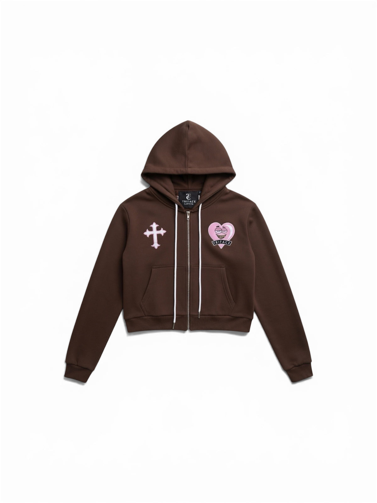 "COCOA BERRY" Women's Zip-Up Hoodie