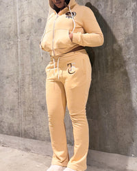 "VANILLA MOCHA" Women's Flared Jogger